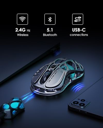 GravaStar Mercury M1 Pro Tri-Mode Wireless Gaming Mouse