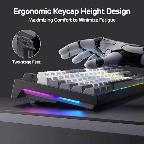 RK ROYAL KLUDGE C87 Hall Effect Mechanical Gaming Keyboard, Magnetic Switch
