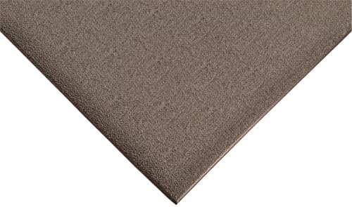 NoTrax 415 Pebble Step Sof-Tred Safety/Anti-Fatigue Mat with Dyna-Shield PVC Sponge, for Dry Areas, 3' Width x 4' Length x 3/8" Thickness, Black