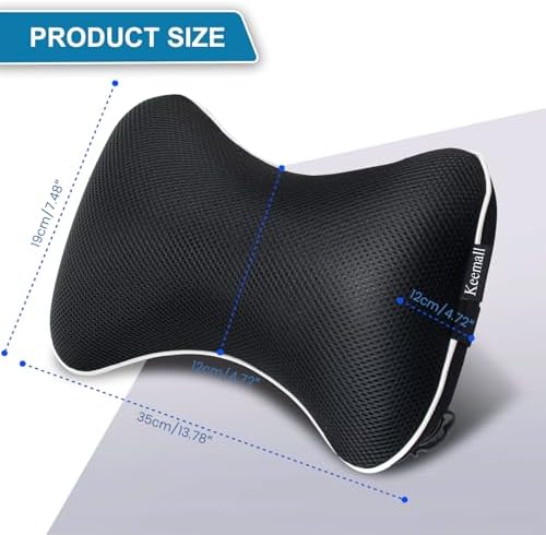 Keemall Inflatable Car Neck Pillow for Driving, Travel, Camping & Office