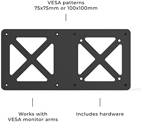 HumanCentric Mounting Bracket for Intel NUC mini pc VESA Monitor Arm 75x75