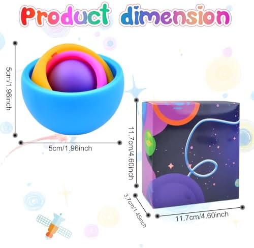 Fidget Toys Kids Pack, Fidget Spinner Set, Autism Sensory Toys, Easter Basket Stuffers Party Favors, ADHD Stress Relief Finger Tools, Gift for Boys Girls Teens Birthday