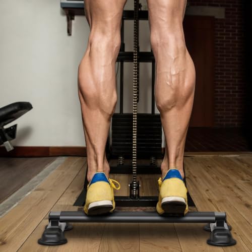 Steel Calf Raise Bar, Calf Raise Block with Anti Slip Platform