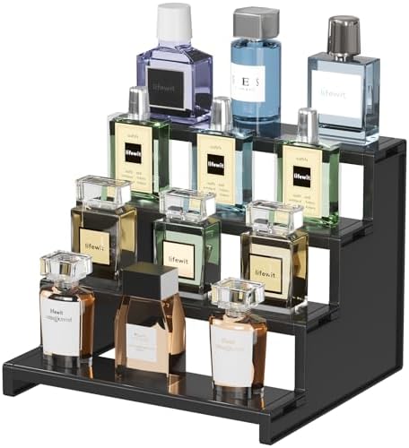 Lifewit Perfume Organizer, Cologne Stand Tool-Free Assembly, 9", 1 Pcs