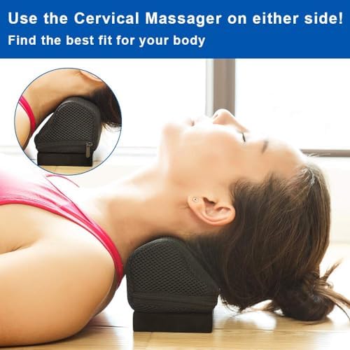 StrongTek Cervical Neck Wedge, Firm Foam Support Block, Contoured Design