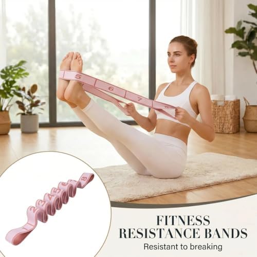Resistance Bands for Legs: Numbered Stretch Bands for Exercise Yoga