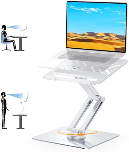 Urmust 360° Rotating Laptop Stand for Desk fit 10-17" Device