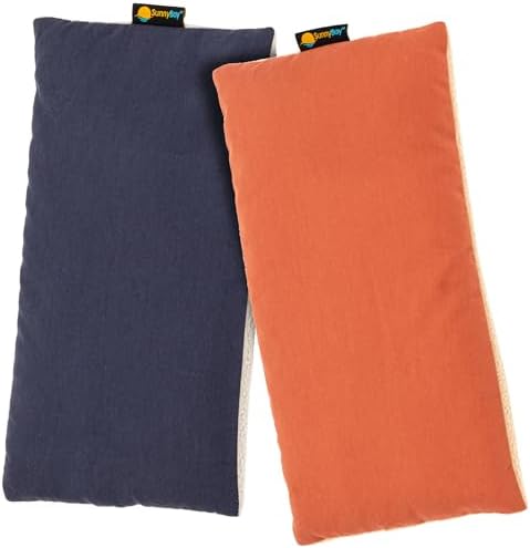 SunnyBay Microwavable Neck and Shoulder Heating Pad, 6x11 Inches, 2 Pack