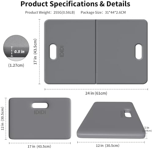 Foldable Exercise Pad Extra Thick 1.2" x 14" x 24"