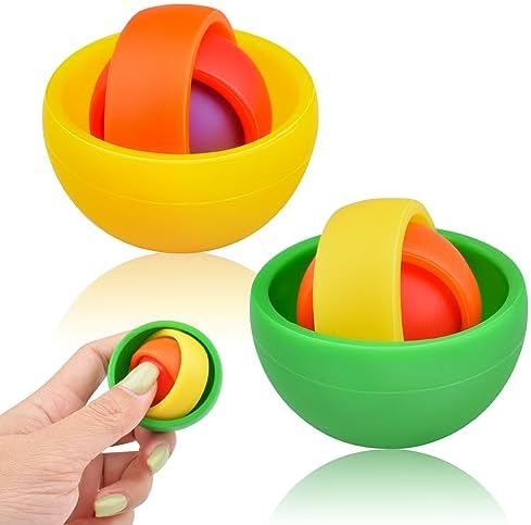 Fidget Toy for Adults, Gyro Fidget Desk Toys, Ideal Gift for Boys Girls Teens Kids, ADHD Autism Stress Relief Finger Toy Hand Fidget Spinner for Classroom