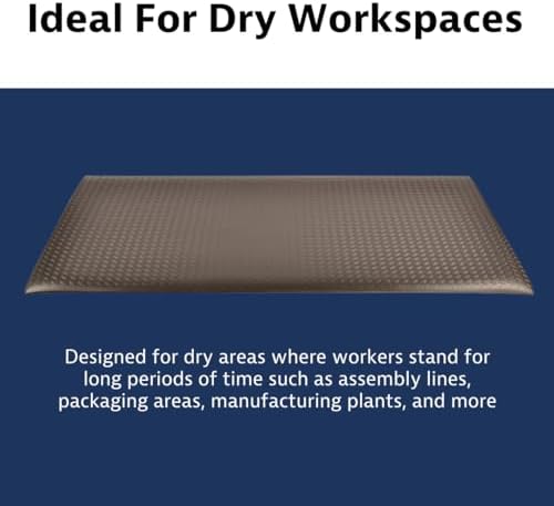 NoTrax 419 Diamond Sof-Tred™ with Dyna-Shield® 3' x 5' x 1/2" Anti Fatigue