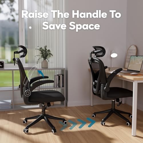 Ollega Ergonomic Office Chair with Memory Foam Seat, Computer Desk Chair