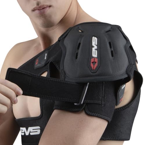 EVS SB03 Shoulder Brace, Compression Fit, Medical Grade, w/X-Strap, L