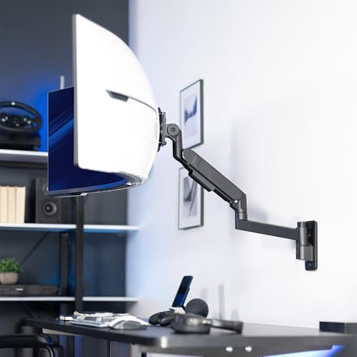 VIVO Black Ultrawide Monitor Wall Mount for up to 57 in Screens, MOUNT-G57