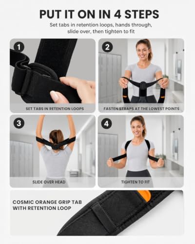 Women’s Gym Workouts Posture Corrector, Upper Back Brace for Sports