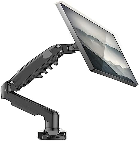 F80 Gas Spring 17-30 Inch Desktop LED LCD Monitor Mount Holder Arm Ergonomic Gas Strut Flexi Mount Load 2~9kgs (No USB)