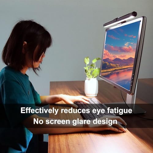 Computer Light Bar 3 Colors Adjustable Anti-Glare Lamp