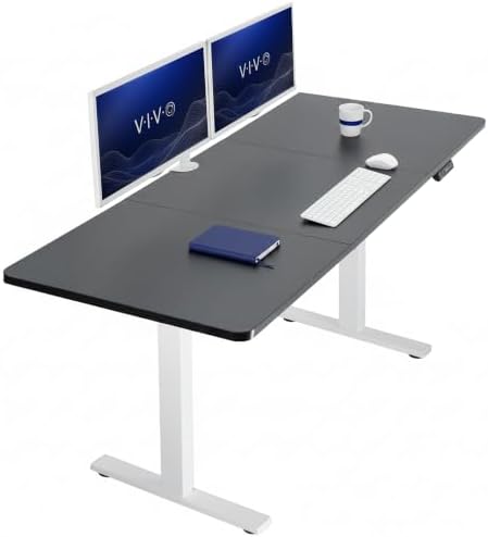 VIVO Black 71 x 30 in Standing Desk, DESK-KIT-1W7B