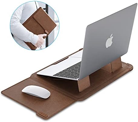 Nillkin 15.6 inch Laptop Sleeve with Stand (3-in-1), 2 Stand Modes, Brown