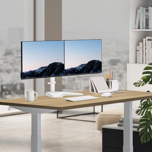 Mount-It! Dual Monitor Desk Stand Mount for 2 Screens VESA 75x75 & 100x100