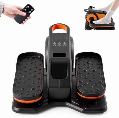 DUMOS Quiet Under-Desk Elliptical Machine, Compact Mini Pedal Exerciser with Adjustable Speed, LED Display, Portable Fitness Solution for Home or Office Workouts