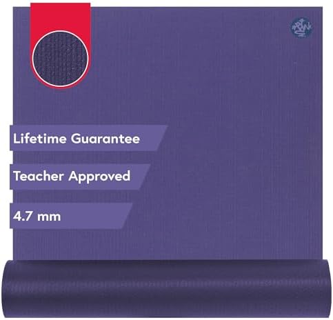 Manduka PROlite Yoga Mat 4.7mm | Lifetime Durability | Hygienic Construction | Teacher Approved