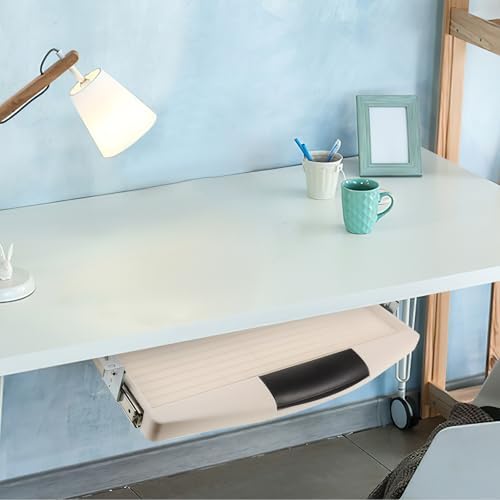 Desk Keyboard Tray Drawer with Slide Out Ergonomic Design