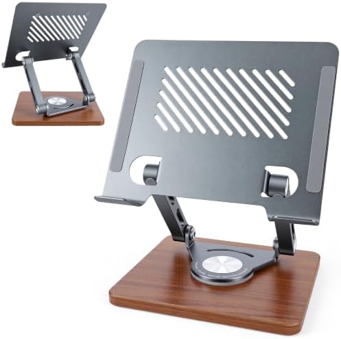 Adjustable Tablet Stand for Desk, 360 Rotatable Foldable