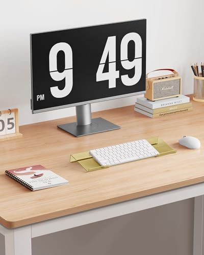 Computer Keyboard Wrist Rest Stand for Desktop(Beige), Keyboard Riser