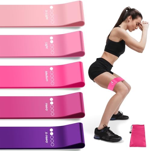 Resistance Bands for Working Out, 5 Levels Elastic Exercise Bands