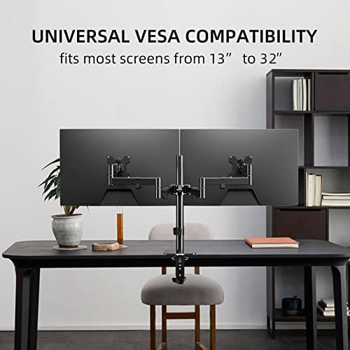 Pholiten Dual Long Monitor Stand Desk Mount for 13-32" Screen
