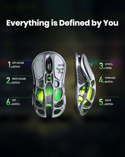 GravaStar Mercury M1 Pro Tri-Mode Wireless Gaming Mouse