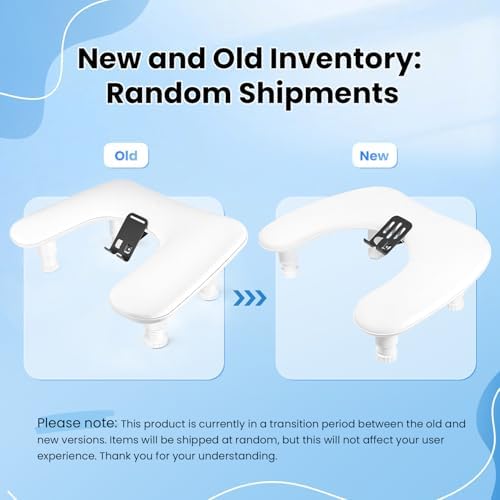JODSONE U-Shaped White Manicure Arm Rest for Nails Tech with Rotating 360°Built-In Phone Holder and Adjustable Nail Arm Rest Detachable Manicure Hand Rest for Salon Design