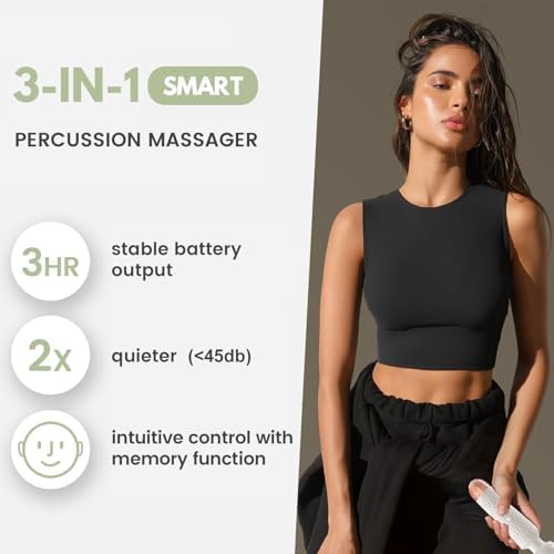 Niclove Personal Massager - Powerful & Quiet Wand Massager (Black)