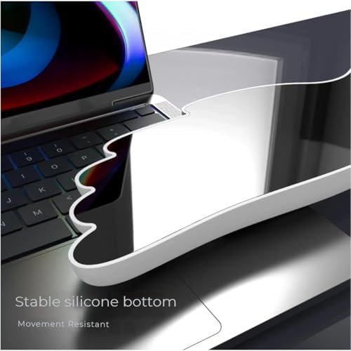 inbesk Angel Wing Wrist Rest Ergonomic Memory Foam Wrist Rest for Computer Keyboard Mouse Set, Cute Gaming Keyboard Cushion Hand Support PU Leather Surface Anti-Slip Waterproof White Angel Wing(white)