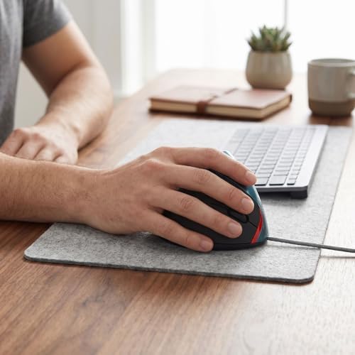 Sanpyl Vertical Mouse, Ergonomic USB Wired Mouse for PC Laptop Computer Working Gaming, with 5 Buttons Optical Tracking