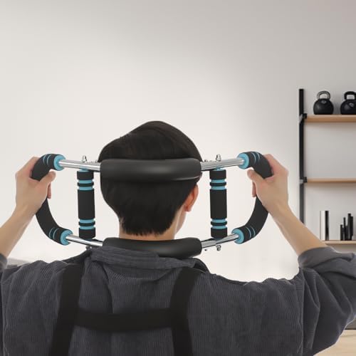 U-Shaped Adjustable Arm Trainer, 5 Resistance Levels Arm Exercise Equipment, 66-110LBS Upper Body Strength Builder Trainer Carbon Steel Chest Back Shoulder Workout Machine for Men Women