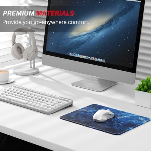 MROCO Essential Office & Gaming Mouse Pad, 8.5 x 11 Inch, Ocean Marble