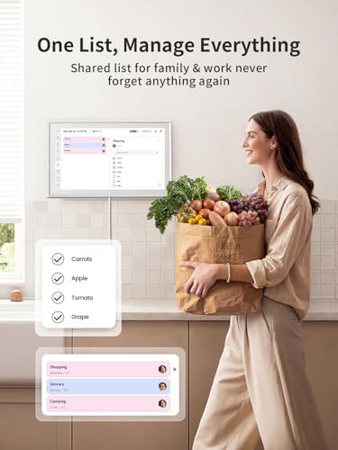 Airzeen 15.6" Digital Calendar, Subscription-Free, Smart Wall Calendar