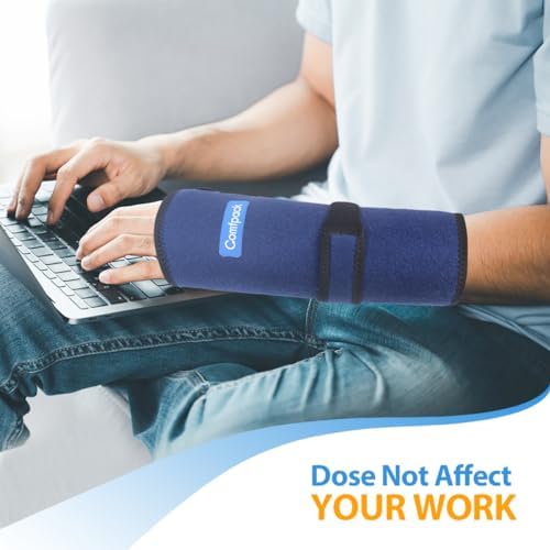 Comfpack Wrist Ice Pack for Carpal Tunnel, Reusable Hot Cold Therapy Hand Ice Pack Wrap Wrist Ice Brace for Hand Surgery, Rheumatoid, Tendinitis, Swelling, Injuries, Pain Relief
