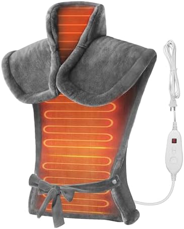 Snailax Large Heating Pad for Neck, Shoulders and Back, FSA Eligible, 24x33