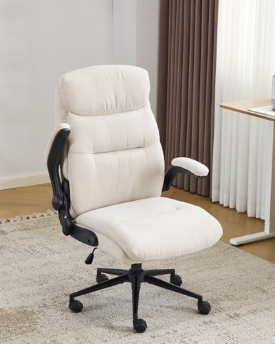 Karl home Ergonomic Office Chair Inflatable Lumbar High Back, Khaki