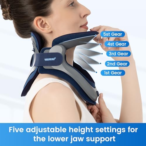 Velpeau Neck Brace for Neck Pain and Support with Soft Pad, Neck:11.5–16.5"