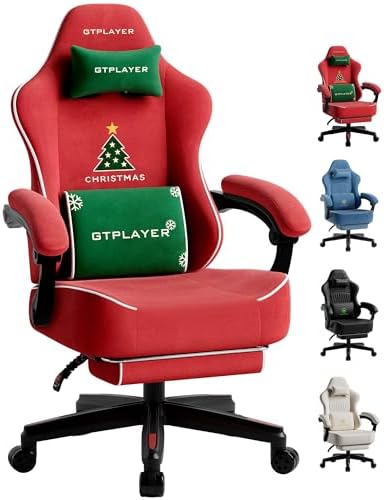 GTPLAYER Gaming Chair Ace Pro, Computer Office Chair for Adults, Red