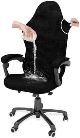 Gaming Chair Cover Game Chair Seat Cover for Reclining Racing Chair, Black