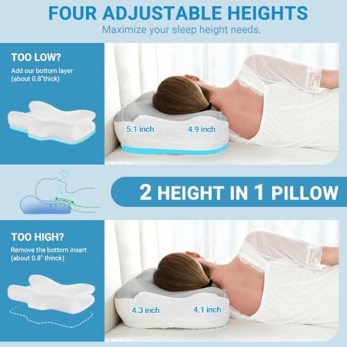 FSA Eligible CPAP Pillow for Users to Reduce Air Leaks & Mask Pressure