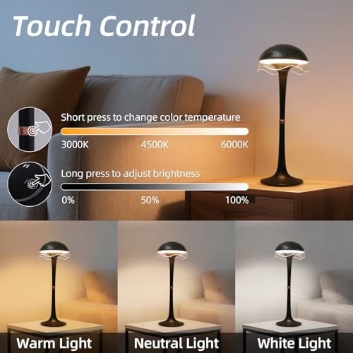 Rechargeable Table Lamp, LED Cordless Table Lamp