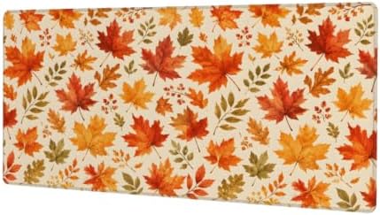 Leaf Fall Large Mouse Pad Non-Slip Rubber Long Gaming Desk Mat