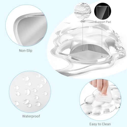 MOSISO Gel Cloud Keyboard Wrist Rest, Cloud Wings Wrist Rest, White