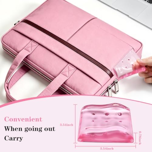 Ergonomic Gel Wrist Rests for Laptop 2pcs - Pink